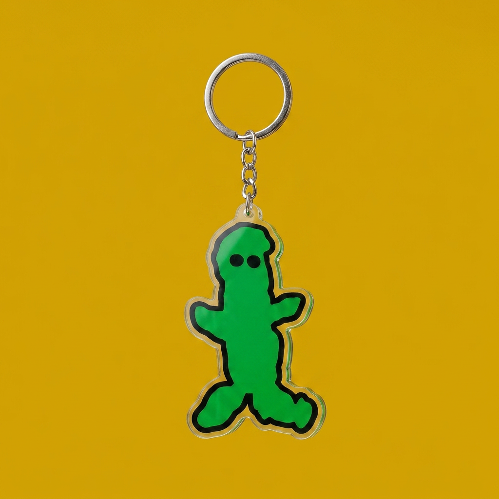 The Monsters They Made / Green Monster Keychain