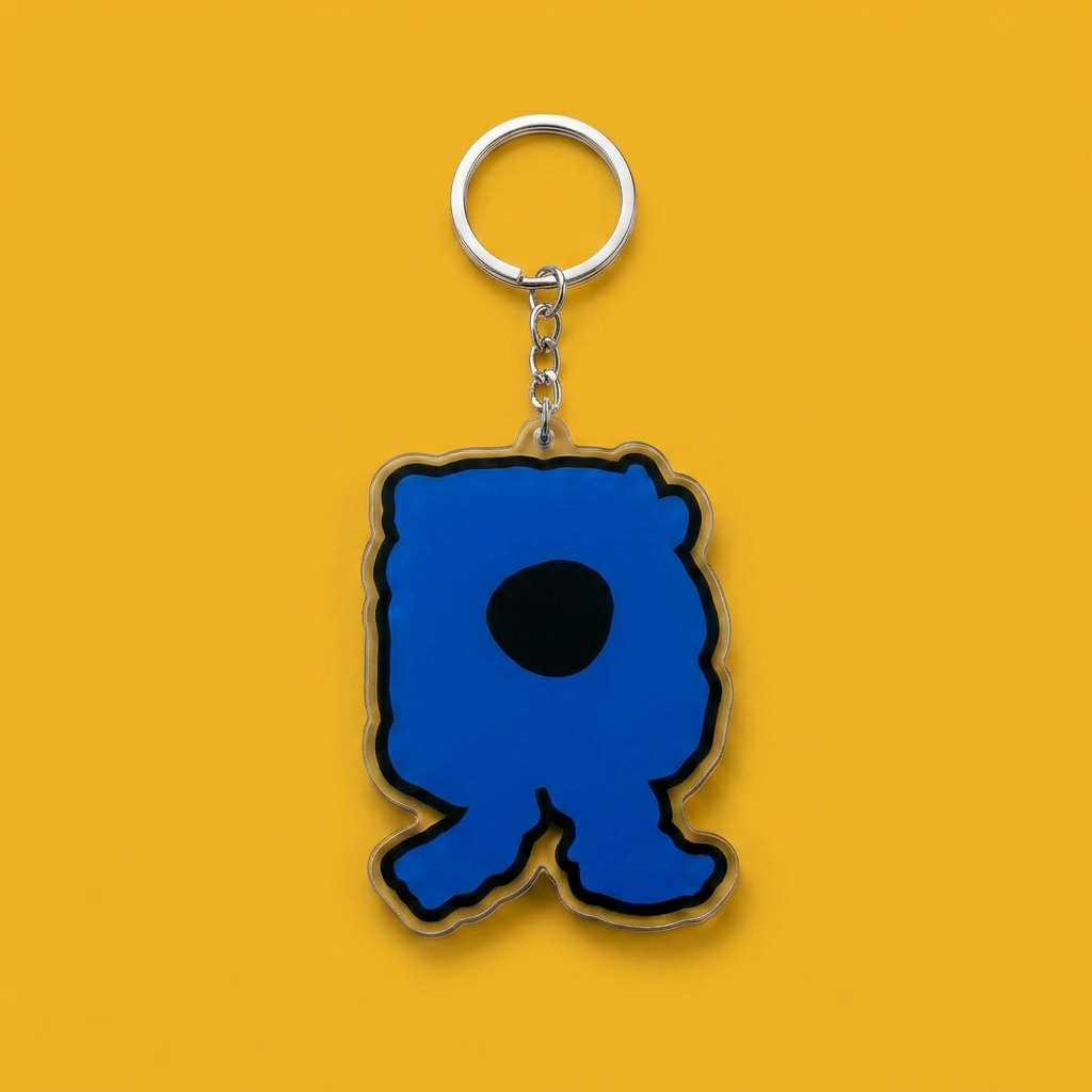 The Monsters They Made / Blue Monster Keychain